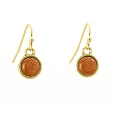Qoss Hang Oorbellen Marie Kort Canyon | Goud