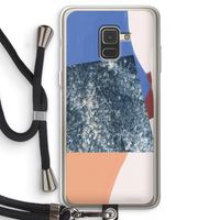 Billy: Samsung Galaxy A8 (2018) Transparant Hoesje met koord