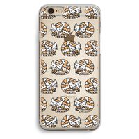 Slapende poes: iPhone 6 / 6S Transparant Hoesje