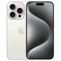 Apple iPhone 15 Pro 15,5 cm (6.1") Dual SIM iOS 17 5G USB Type-C 256 GB Titanium, Wit - thumbnail