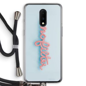 #nofilter: OnePlus 7 Transparant Hoesje met koord
