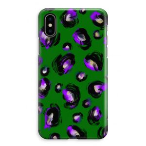 Green Cheetah: iPhone XS Max Volledig Geprint Hoesje