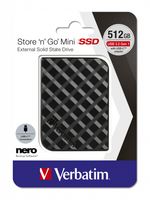 Verbatim Store n Go Mini 512 GB Externe SSD harde schijf (2,5 inch) USB 3.2 Gen 1 (USB 3.0) Zwart 53236 - thumbnail