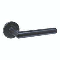 Intersteel Deurkruk Q 01 op rozet verdekt ø52x6mm PVD Zwart