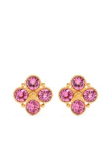 Kenneth Jay Lane boucles d'oreilles serties de cristaux