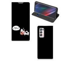 OPPO Find X3 Neo Magnet Case Cow - thumbnail