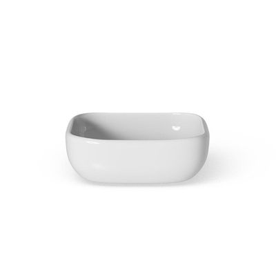 Looox Ceramic waskom - 41x41cm - wit wwkq41w