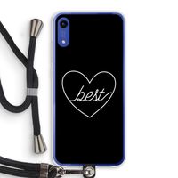 Best heart black: Honor Play 8A Transparant Hoesje met koord