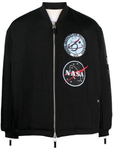 OAMC veste bomber en coton à patch logo - Noir