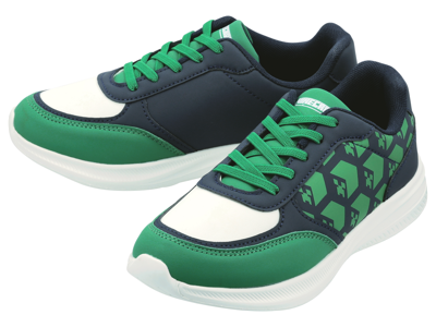 Kinder sneakers (lichtgroen/nachtblauw, 28)
