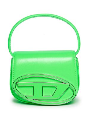 Diesel Kids sac porté épaule à plaque logo - Vert