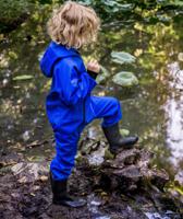 Waterproof Softshell Overall Blue Jumpsuit