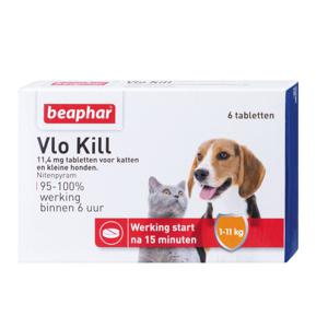 Beaphar Vlo Kill+ Kat & Hond 6 tabletten