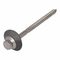 Golfplaatbout / houtdraadbout rvs A2 7x130mm DIN571