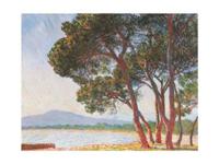 Kunstdruk Claude Monet - La plage de Juan-Les-Pins 80x60cm
