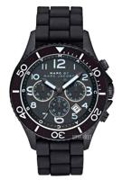 Horlogeband Marc by Marc Jacobs mbm5502 Silicoon Zwart