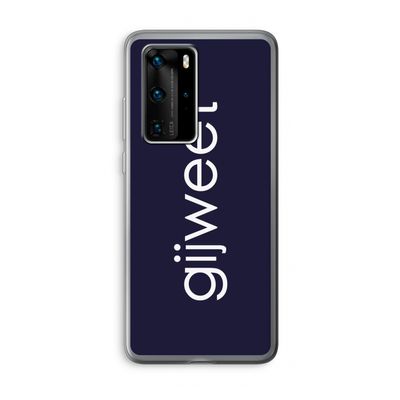 Gijweet: Huawei P40 Pro Transparant Hoesje