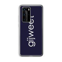 Gijweet: Huawei P40 Pro Transparant Hoesje