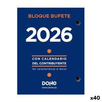 Agenda DOHE Bufete 8,5 x 11 cm 2026 (40 Stuks)