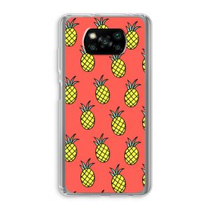 Ananas: Xiaomi Poco X3 NFC Transparant Hoesje