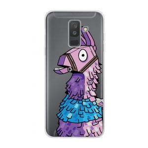 Lama: Samsung Galaxy A6 Plus (2018) Transparant Hoesje