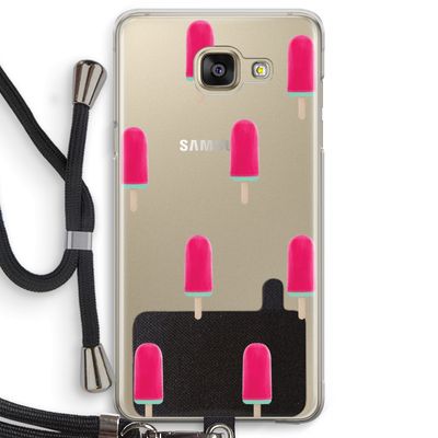 Waterijsje: Samsung Galaxy A5 (2016) Transparant Hoesje met koord