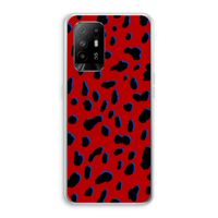 Red Leopard: Oppo A94 5G Transparant Hoesje