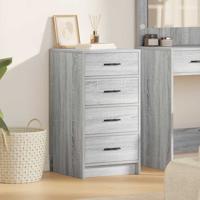 Dressoir met lade Grijs sonoma 40 x 41 x 75 cm Bewerkt hout