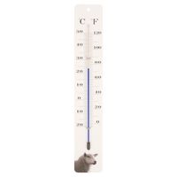Esschert Design Thermometer Boerderijdieren Zwart/wit - thumbnail