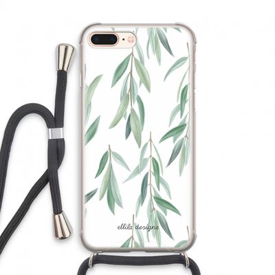 Branch up your life: iPhone 8 Plus Transparant Hoesje met koord