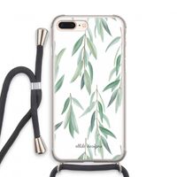 Branch up your life: iPhone 8 Plus Transparant Hoesje met koord