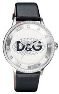 Horlogeband Dolce & Gabbana DW0503 Leder Zwart