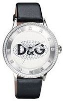 Horlogeband Dolce & Gabbana DW0507 / DW0503 Leder Zwart 22mm - thumbnail
