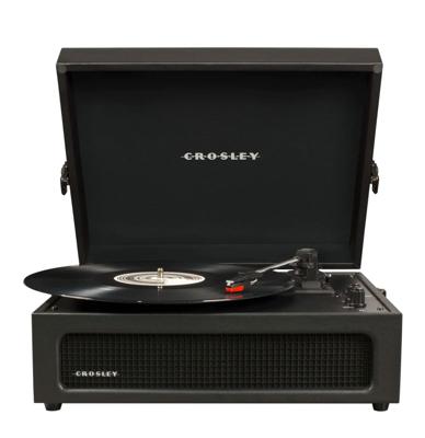 Crosley Voyager Portable Retro Platenspeler - Zwart BLUETOOTH IN (B-STOCK)