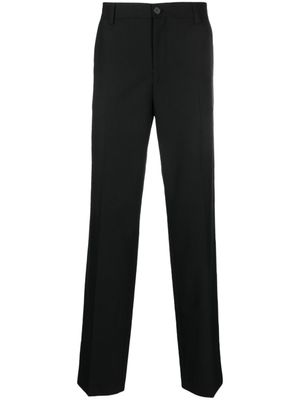Filippa K pantalon droit à taille élastique en laine recyclé - Noir