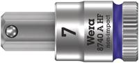 Wera 8740 A HF Binnenzeskant Zyklop Bit-dop met 1/4"-aandrijving met vasthoudfunctie, 7,0 x 28 mm - 1 stuk(s) - 05003341001