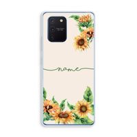 Zonnebloemen: Samsung Galaxy Note 10 Lite Transparant Hoesje