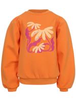 LOOXS Little winter sweater meisjes - oranje - sportief/scuba