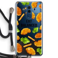 Eat Balanced: Huawei Mate 10 Pro Transparant Hoesje met koord