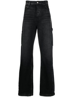 AMIRI jean droit à poches cargo - Noir