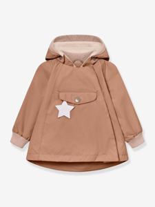 Tussenjas baby's met fleecevoering MATWAI MINI A TURE bruin