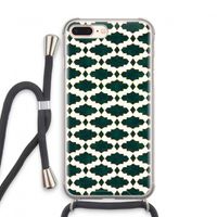 Moroccan tiles: iPhone 7 PLUS Transparant Hoesje met koord
