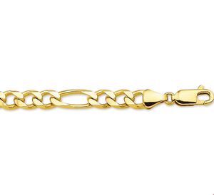 TFT Armband Goud Figaro 4,9 mm 21 cm