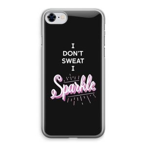 Sparkle quote: iPhone 8 Transparant Hoesje