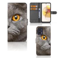 Telefoonhoesje | Met pasjeshouder | Motorola Moto G73 Britse Korthaar