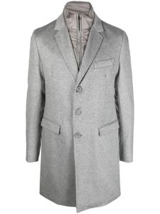 Herno manteau en cachemire à simple boutonnage - Gris