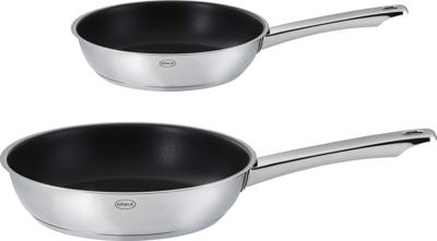 Rosle Koekenpannenset Moments - RVS - ø 20 & 28 cm - Standaard anti-aanbaklaag