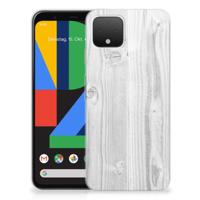Google Pixel 4 | Bumper Hoesje | White Wood