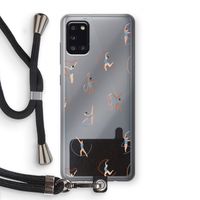 Dancing #3: Samsung Galaxy A31 Transparant Hoesje met koord