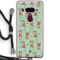Gymboys: HTC U12+ Transparant Hoesje met koord